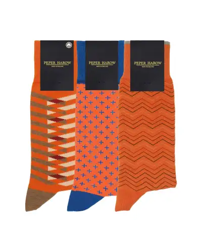 Men PEPER HAROW MenS Socks Bundle - Orange £45.00