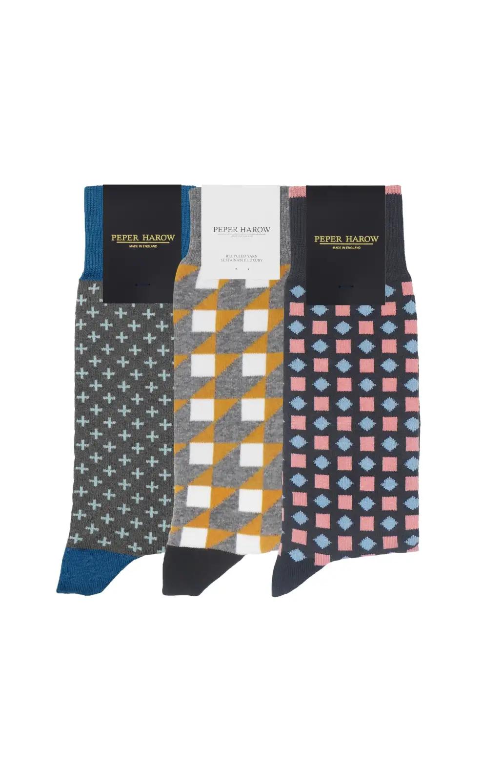 Men PEPER HAROW MenS Socks Bundle - Grey £41.00