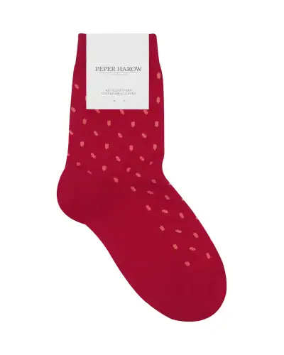 Women PEPER HAROW Notting Hill Womens Socks - Red £13.00