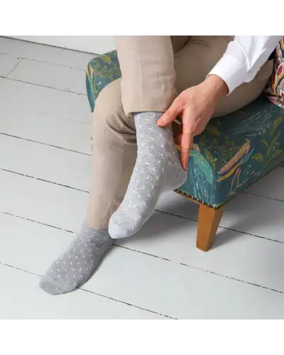 Men PEPER HAROW Notting Hill Mens Socks - Grey £14.00