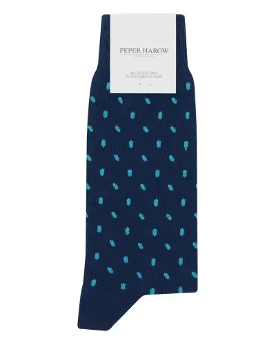 Men PEPER HAROW Notting Hill Mens Socks - Blue £14.00