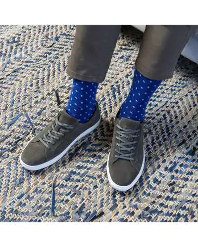 Men PEPER HAROW Notting Hill Mens Socks - Blue £14.00