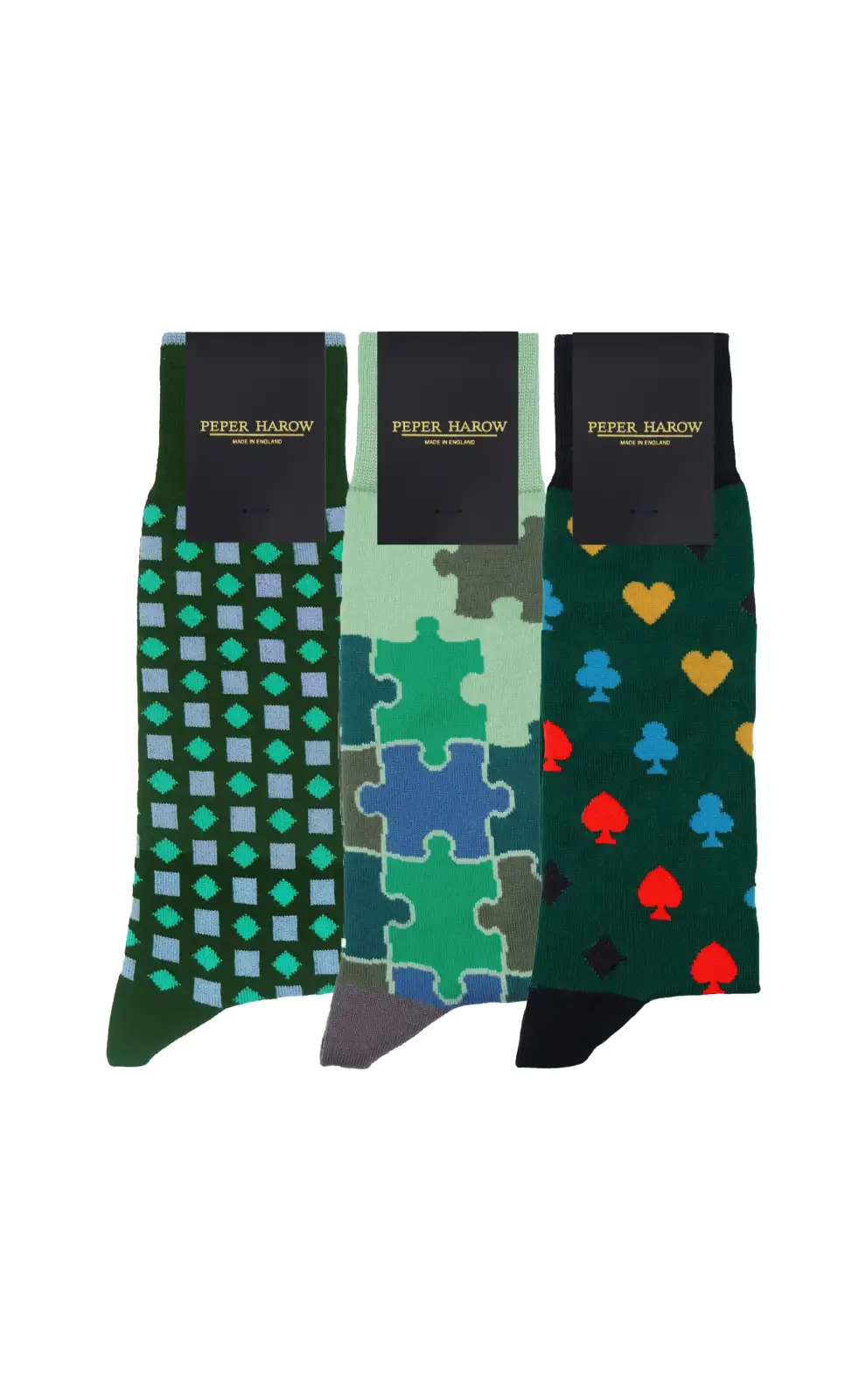 Men PEPER HAROW MenS Socks Bundle - Green £44.00