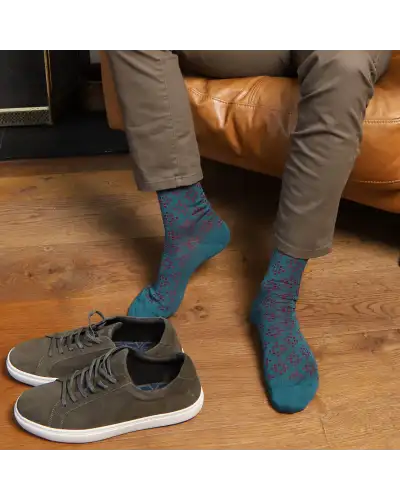 Men PEPER HAROW Soho Mens Socks - Teal £16.00