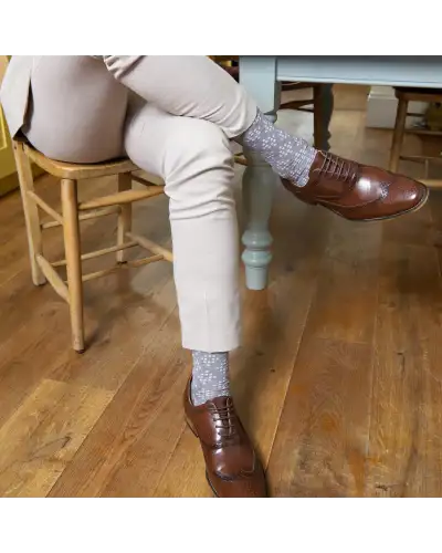 Men PEPER HAROW Soho Mens Socks - Grey £16.00