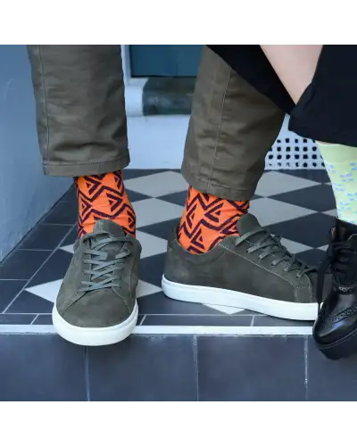 Men PEPER HAROW Camden Mens Socks - Orange £17.00