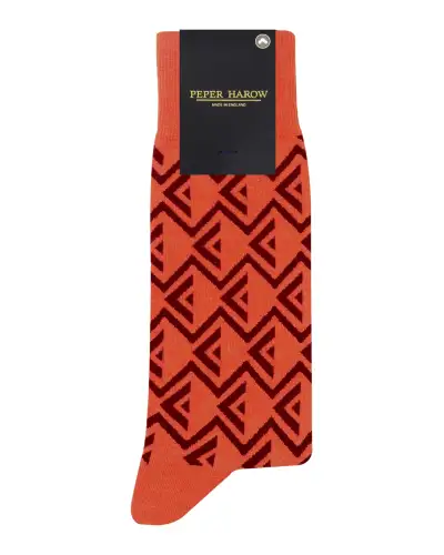 Men PEPER HAROW Camden Mens Socks - Orange £17.00