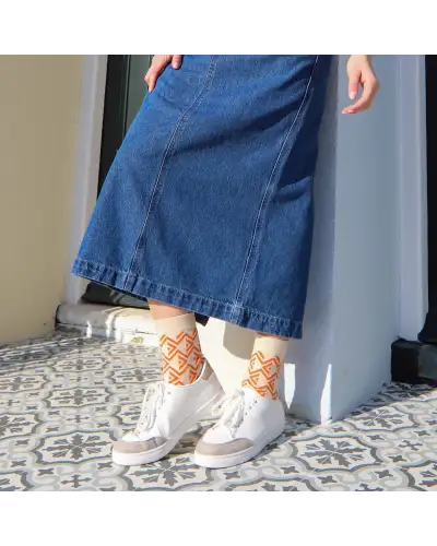 Women PEPER HAROW Camden Womens Socks - Beige £15.00