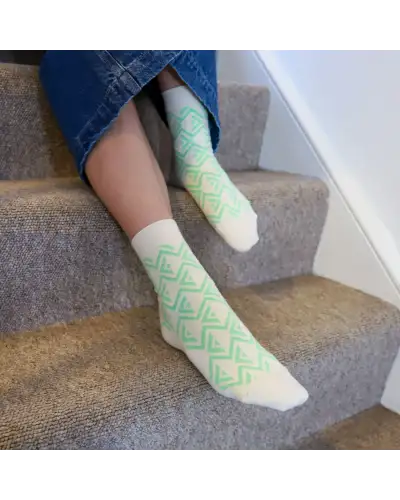 Women PEPER HAROW Camden Womens Socks - Cream £15.00