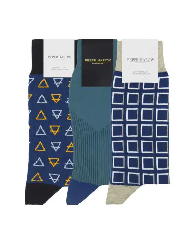 Men PEPER HAROW MenS Socks Bundle - Navy £38.00