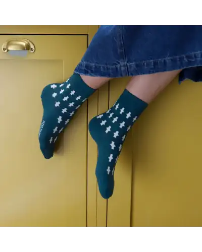 Women PEPER HAROW Eton Womens Socks - Teal £15.00