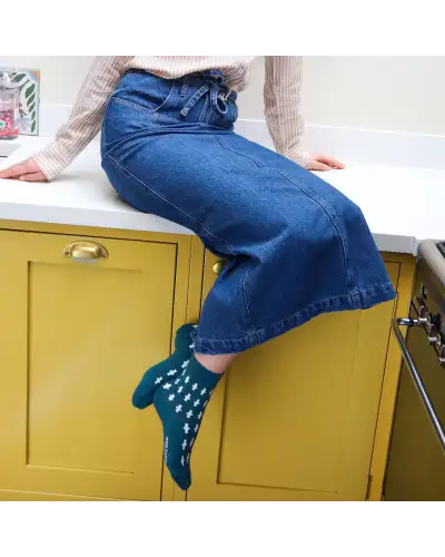 Women PEPER HAROW Eton Womens Socks - Teal £15.00