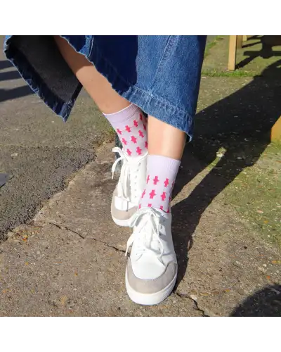 Women PEPER HAROW Eton Womens Socks - Lavender £15.00