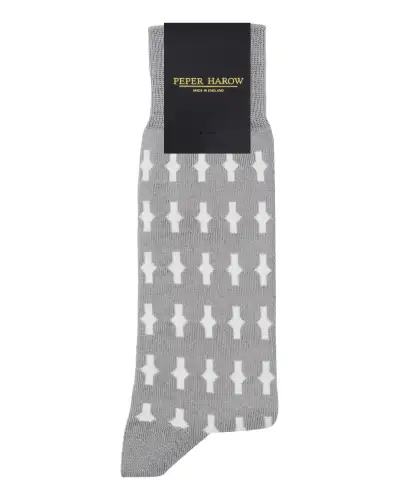 Men PEPER HAROW Eton Mens Socks - Grey £16.00