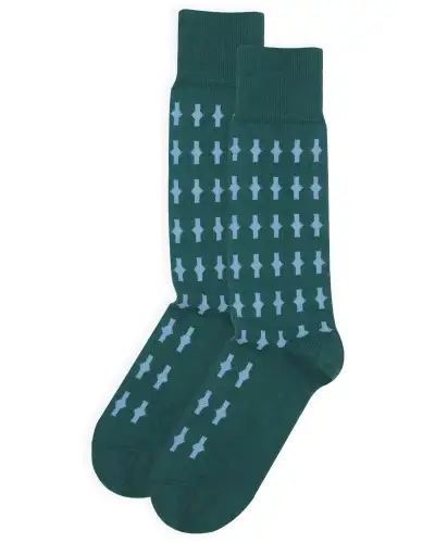 Men PEPER HAROW Eton Mens Socks - Teal £16.00