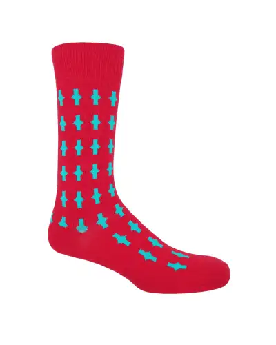 Men PEPER HAROW Eton Mens Socks - Red £16.00