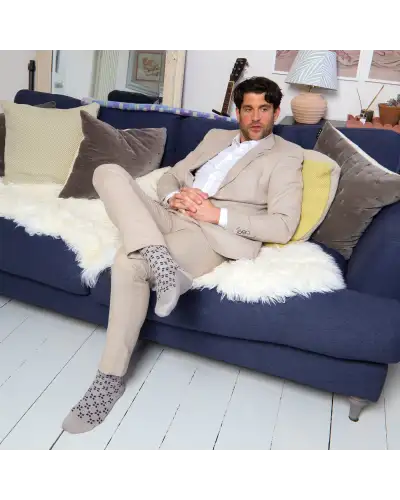 Men PEPER HAROW Cambridge Mens Socks - Grey £16.00