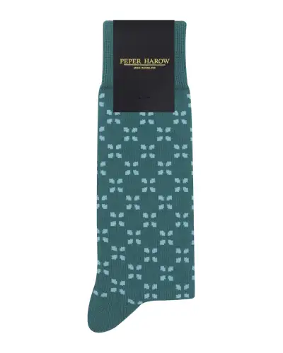 Men PEPER HAROW Cambridge Mens Socks - Teal £16.00