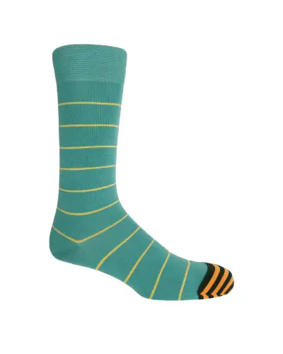 Men PEPER HAROW Thin Stripe Mens Socks - Teal £16.00