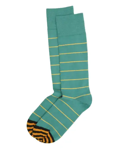 Men PEPER HAROW Thin Stripe Mens Socks - Teal £16.00
