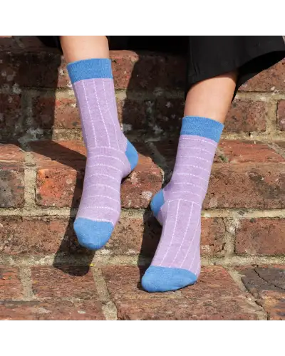 Women PEPER HAROW Dash Womens Socks - Lilac £13.00