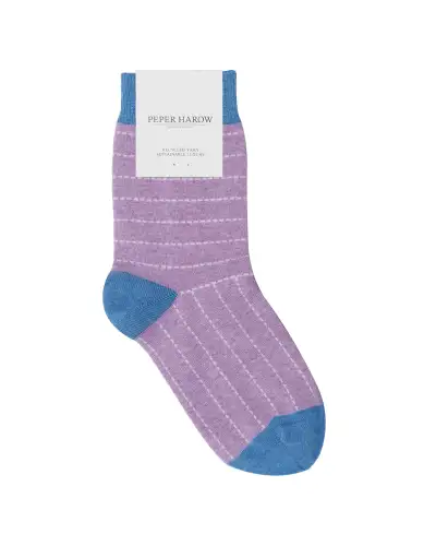 Women PEPER HAROW Dash Womens Socks - Lilac £13.00