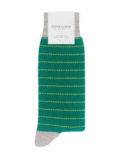 Men PEPER HAROW Dash Mens Socks - Green £14.00