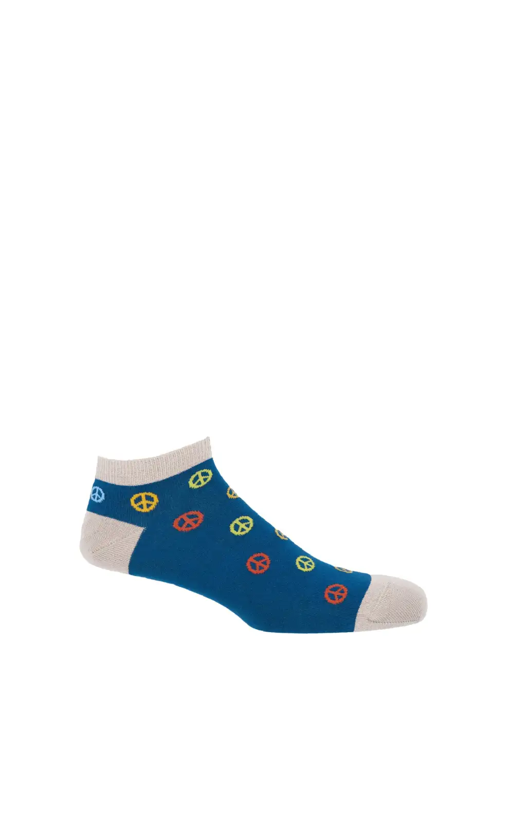 Men PEPER HAROW Peace Mens Trainer Socks - Blue £13.00