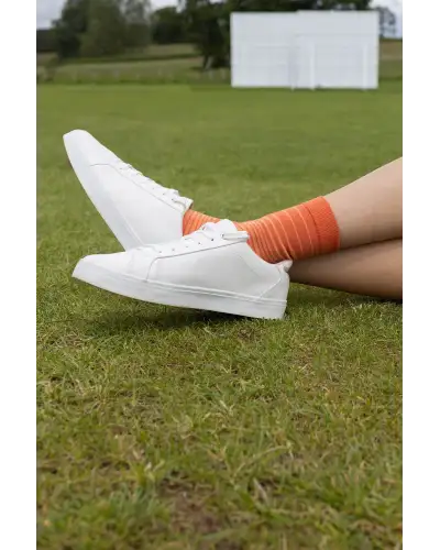 Women PEPER HAROW Retro Stripe Womens Socks - Orange £15.00