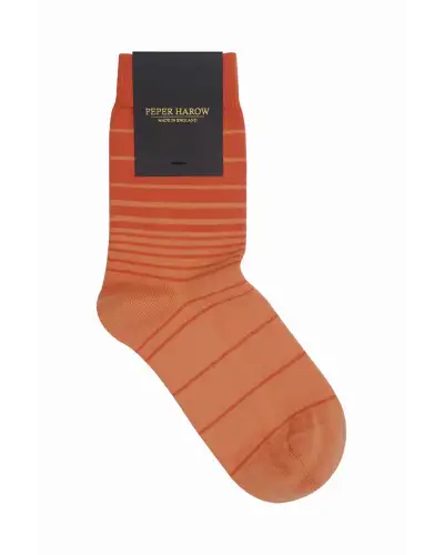 Women PEPER HAROW Retro Stripe Womens Socks - Orange £15.00