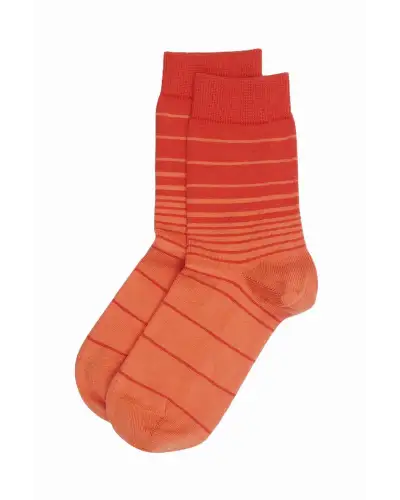 Women PEPER HAROW Retro Stripe Womens Socks - Orange £15.00