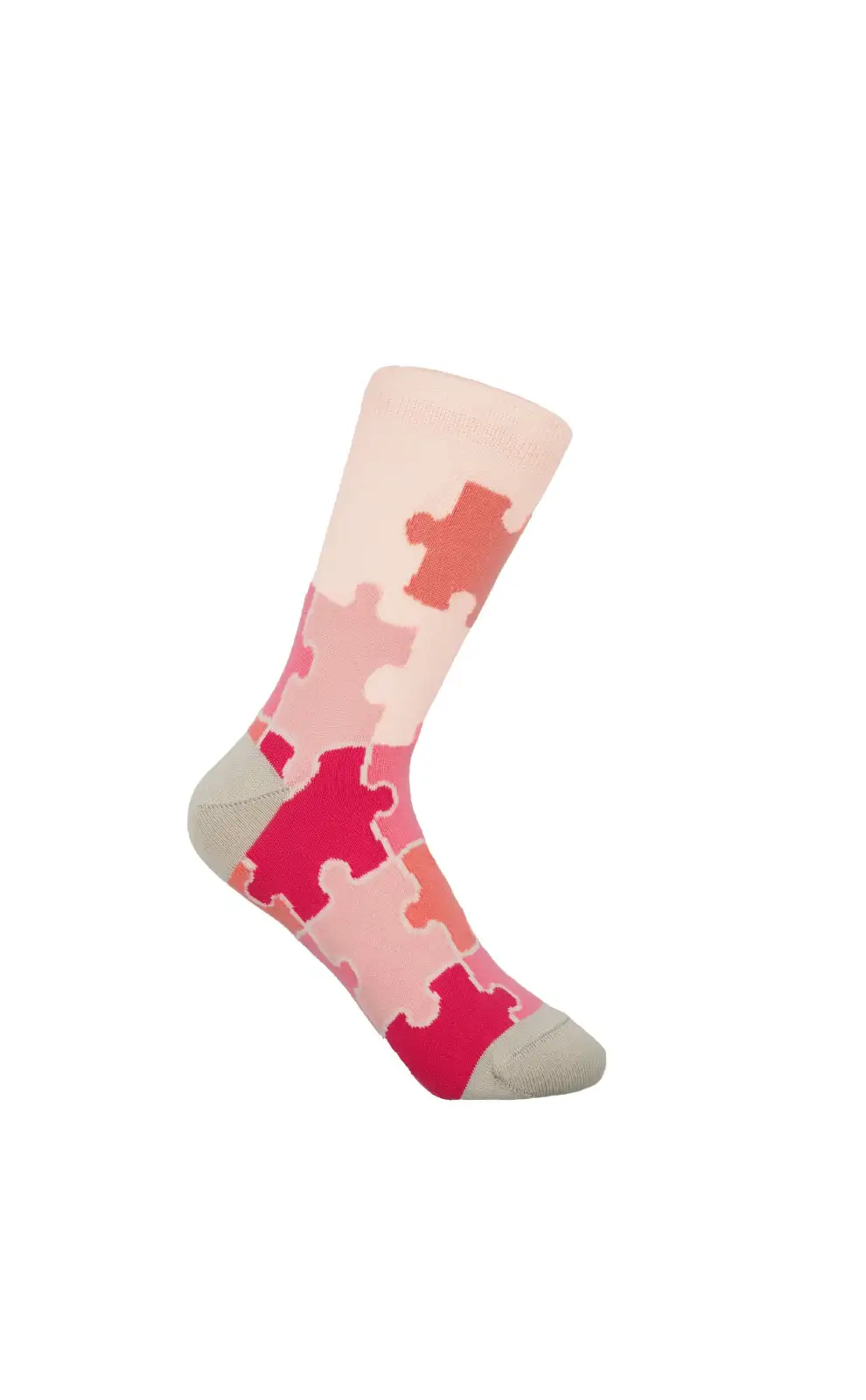 Women PEPER HAROW Jigsaw Womens Socks - Pink £15.00