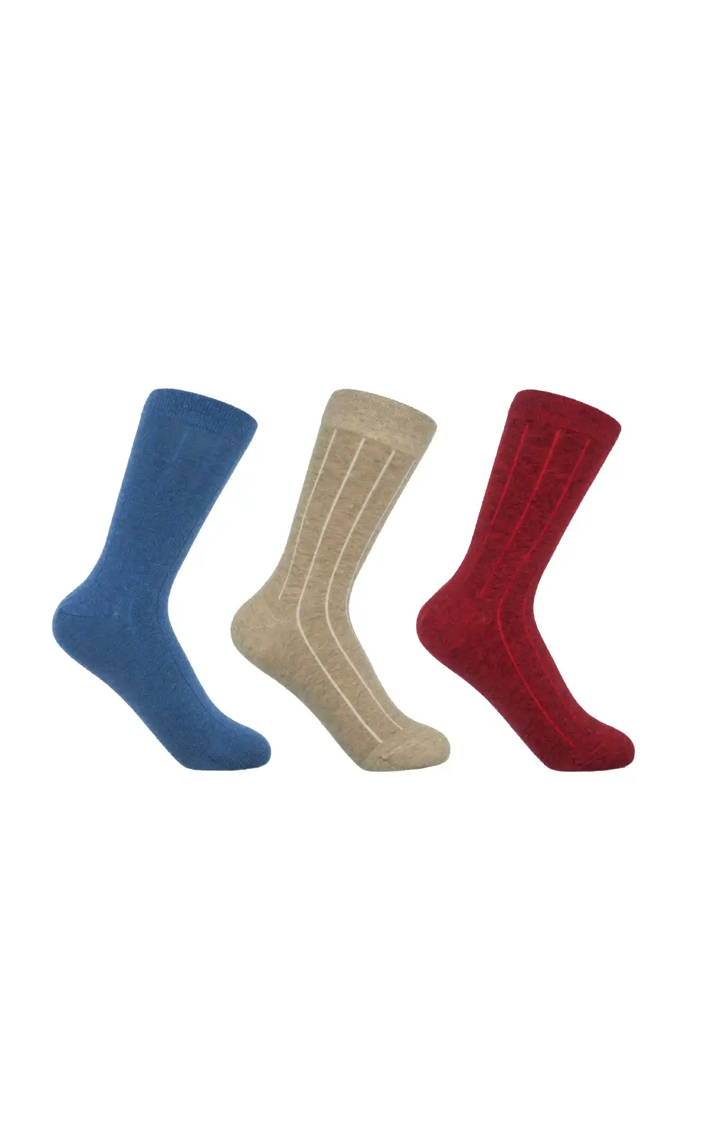 Women PEPER HAROW Cashmere Womens Socks Bundle - Blue Beige Red £49.00