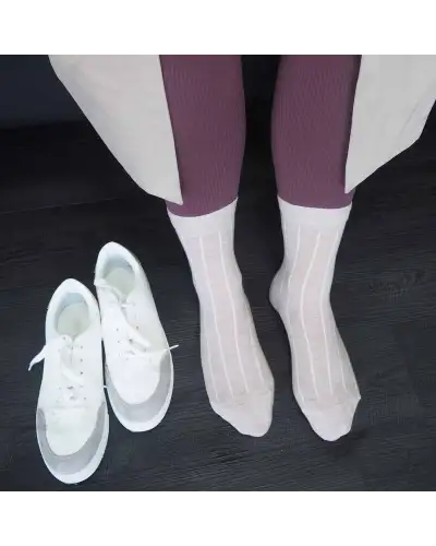 Women PEPER HAROW Indulgent Cashmere Womens Socks - Beige-PH-8121648152750 £18.00