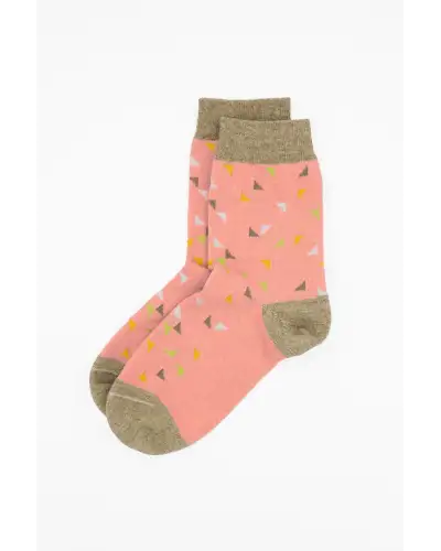 Women PEPER HAROW Trilateral Womens Socks - Pink £13.00