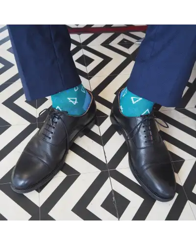 Men PEPER HAROW Elements Mens Socks - Teal £14.00