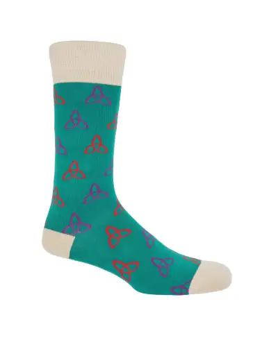 Men PEPER HAROW Tri Mens Socks - Teal £16.00