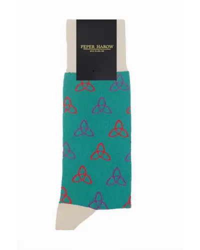 Men PEPER HAROW Tri Mens Socks - Teal £16.00