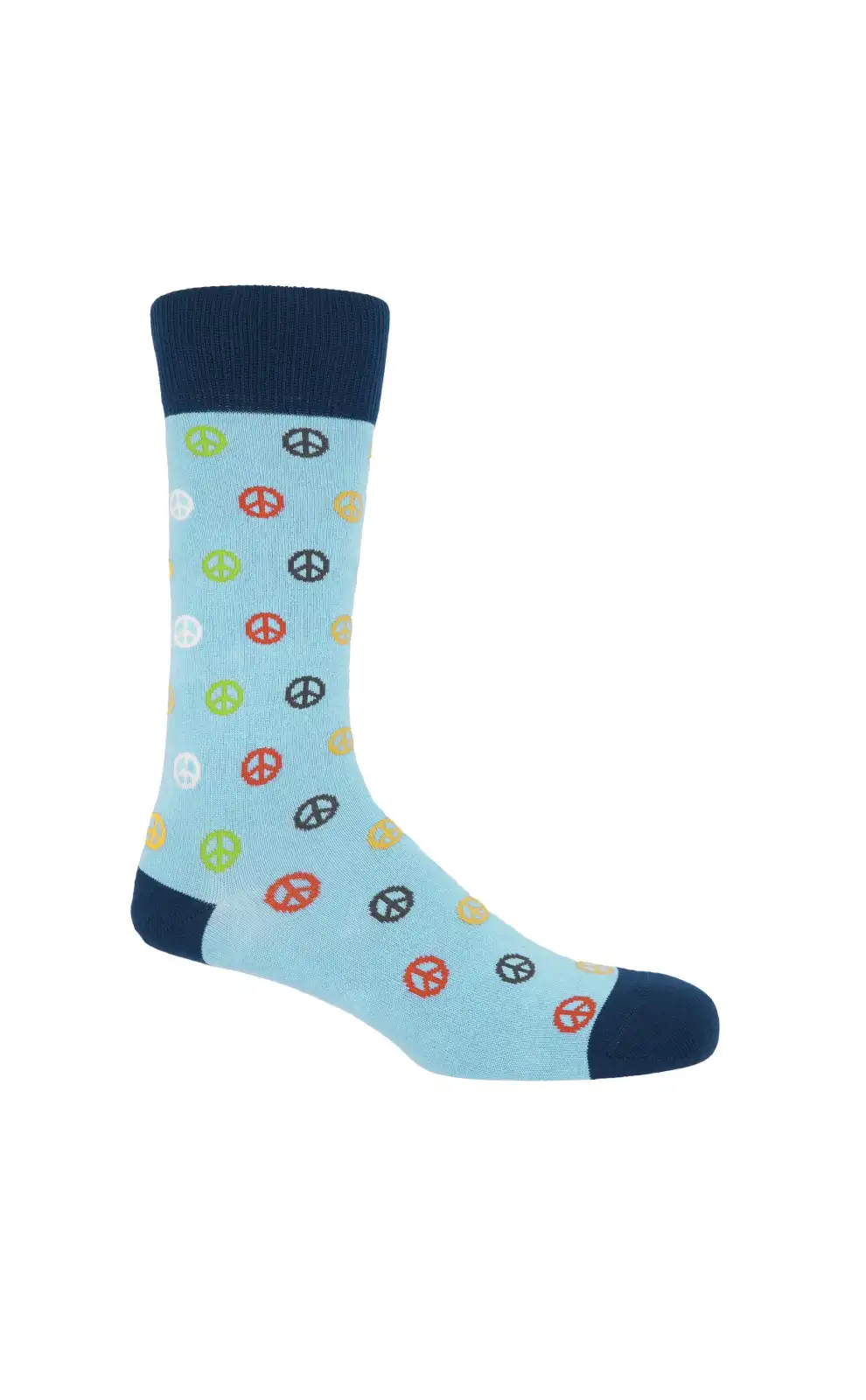 Men PEPER HAROW Peace Mens Socks - Light Blue £16.00