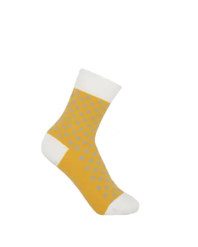Women PEPER HAROW Crosslet Womens Socks - Yellow £15.00