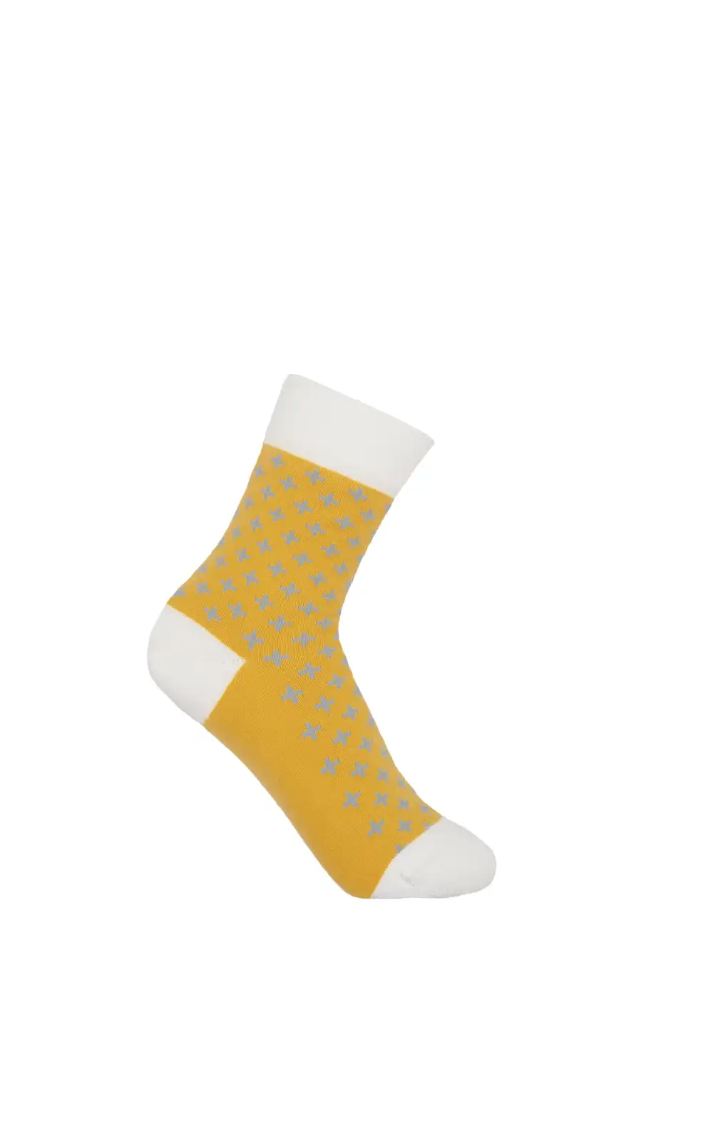 Women PEPER HAROW Crosslet Womens Socks - Yellow £15.00