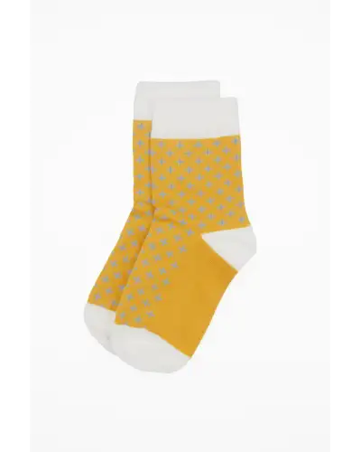 Women PEPER HAROW Crosslet Womens Socks - Yellow £15.00