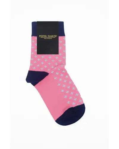 Women PEPER HAROW Crosslet Womens Socks - Pink £15.00