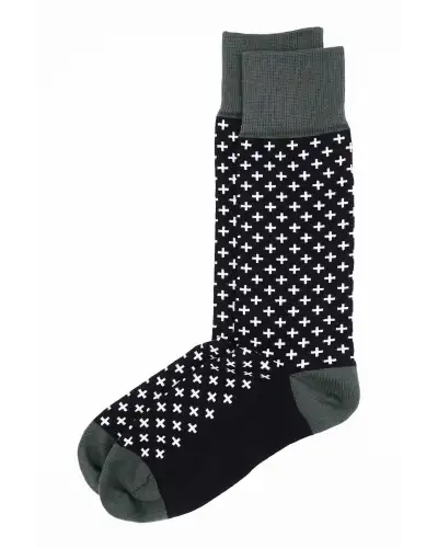 Men PEPER HAROW Crosslet Mens Socks - Black £16.00