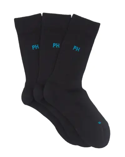 Men PEPER HAROW 3 Pack Essential Mens Sport Socks - Black £30.00