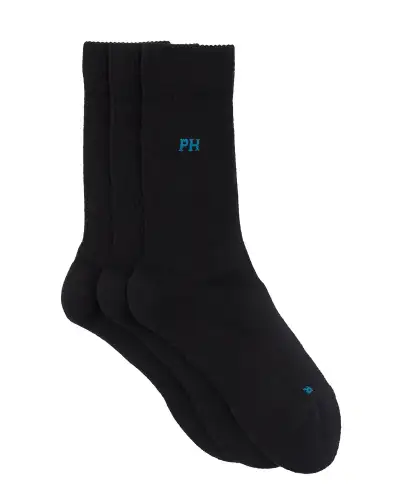 Men PEPER HAROW 3 Pack Essential Mens Sport Socks - Black £30.00