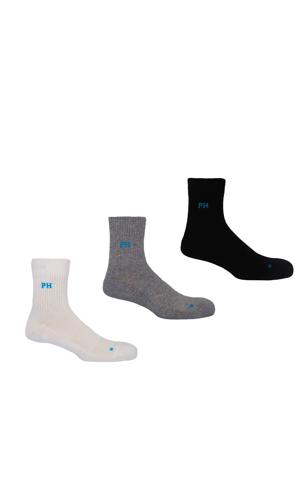 Men PEPER HAROW 3 Pack Essential Quarter Mens Sport Socks - Mixed £27.00