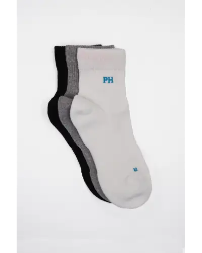 Men PEPER HAROW 3 Pack Essential Quarter Mens Sport Socks - Mixed £27.00