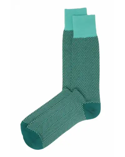 Men PEPER HAROW Lux Taylor Mens Socks - Turquoise £16.00