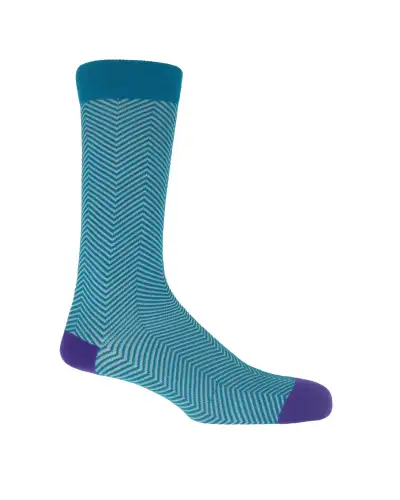 Men PEPER HAROW Lux Taylor Mens Socks - Marine £16.00